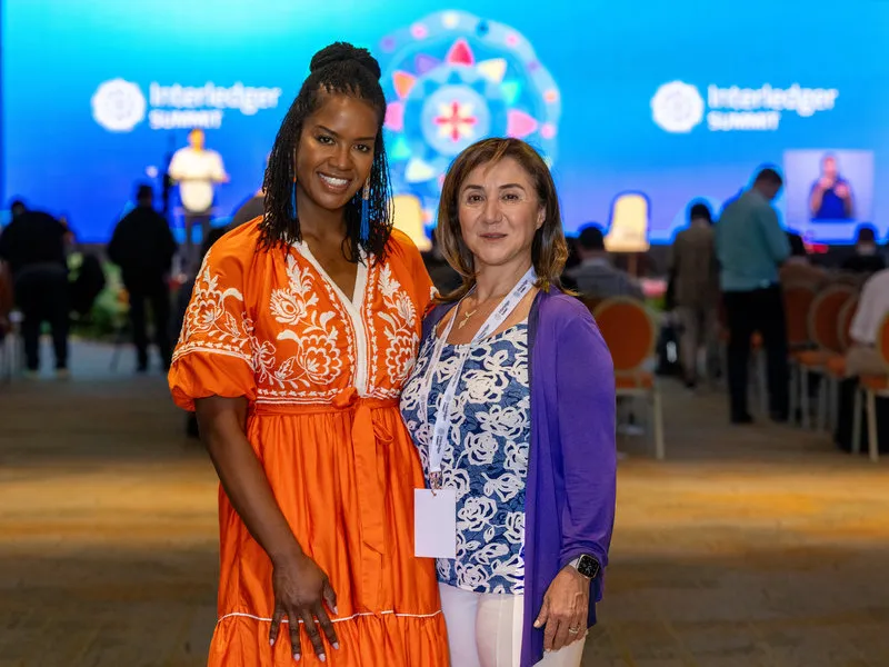 Briana Marbury and Maha Bahou at the Interledger Summit